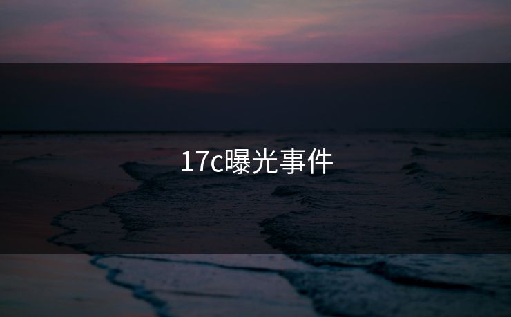 17c曝光事件 17c曝光事件