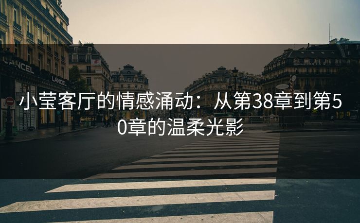 小莹客厅的情感涌动：从第38章到第50章的温柔光影
